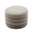 Round Upholstered Velvet Ottoman