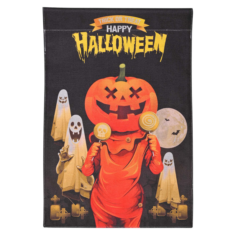 Lin Annekristin double face H 18,5 po x l 12,63 po Halloween