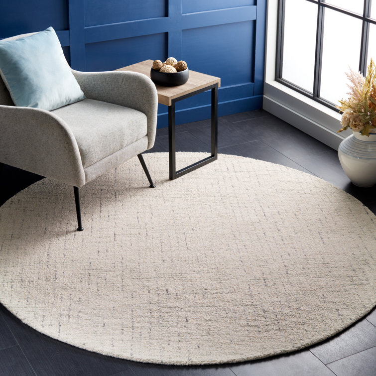 Rheuben Striped Wool Hand Tufted Area Rug