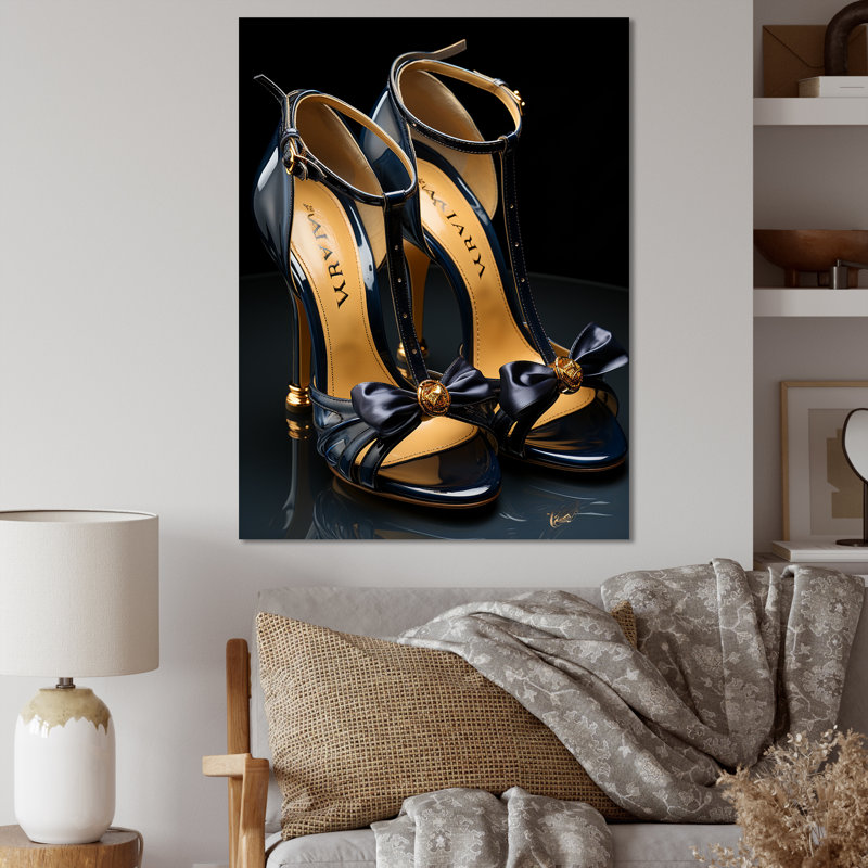 Danaija Yellow Power Lines Energy Trails - reproduction sur toile, H 20 po x l 12 po x P 1 po, Toile tendue