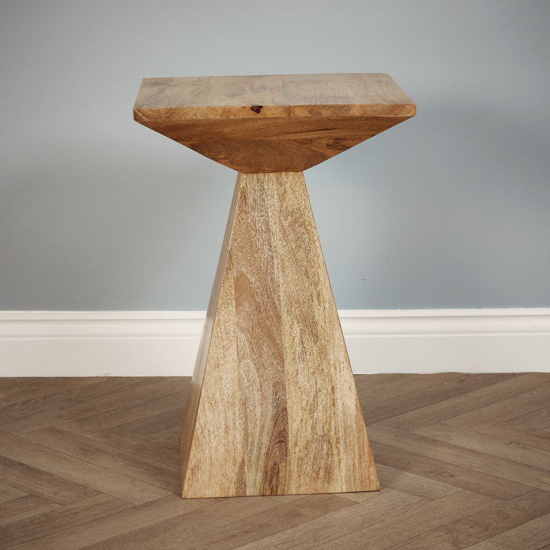 End Table, Oak Wood/Brown