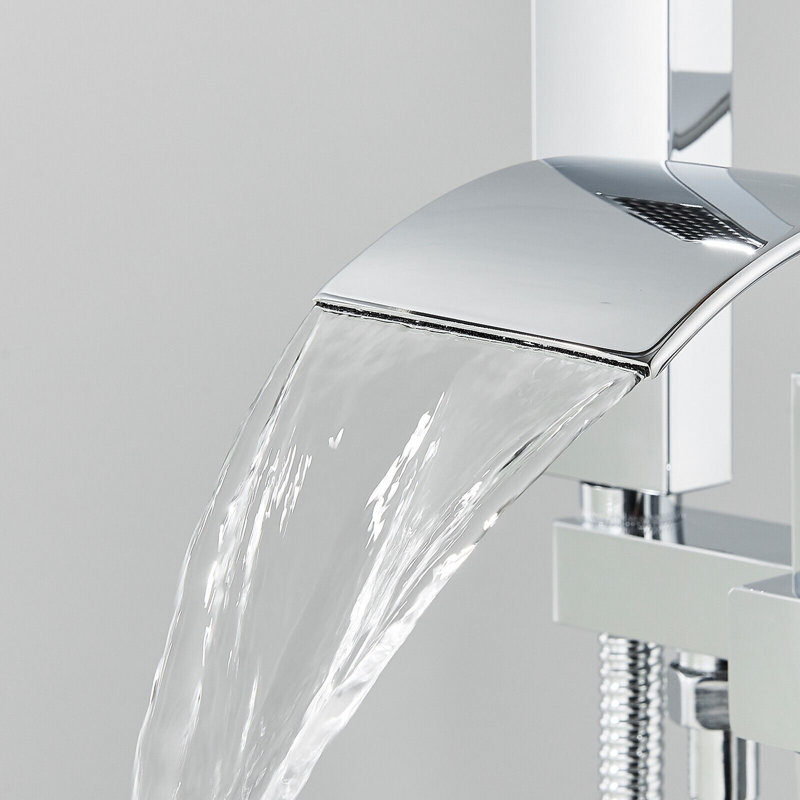 Floor Waterfall Faucet with Diverter