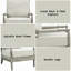 Chaise d'appoint Saraid-700775891