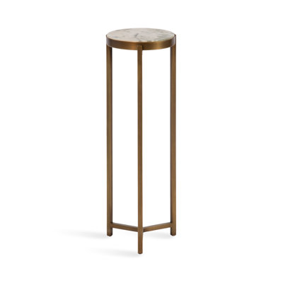Eveland Round Metal Drink Table