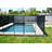 Pool Fence 4Ft X 96Ft Swimming Pool Fence In Ground Pool Safety Fencing, Black