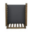 Chaise de salle à manger 2 pièces avec 2 coussins Casa Acacia-129634371-129634375