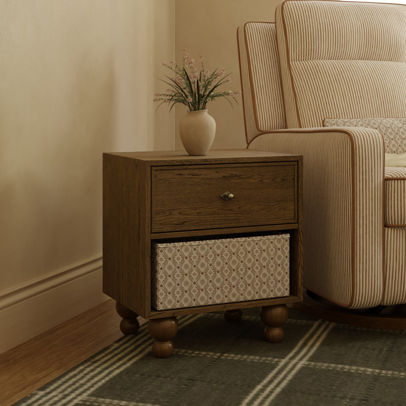 Astre Assembled Nightstand by Nate Berkus, Toffee