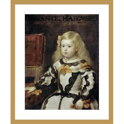 «Portrait of the Infanta Margarita» par Diego Velázquez, impression giclée sur cadre