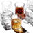 Crystal Cut Old Fashioned Whiskey Glasses (10oz)-182727734