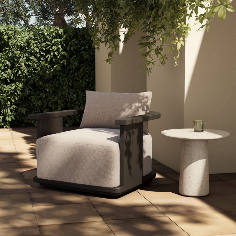 Tahana Outdoor Lounge Chair, Alessi Linen