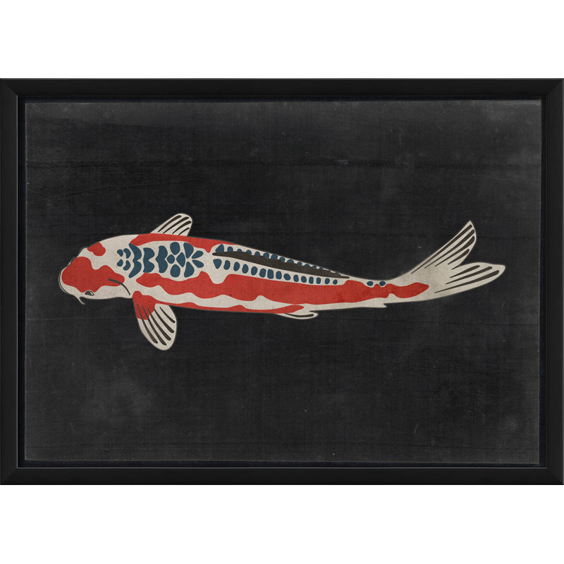 « shusui koi », impression encadrée Japanese