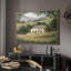 Paysage rétro - CCXLV III - Impression sur toile tendue-347627735-347627730