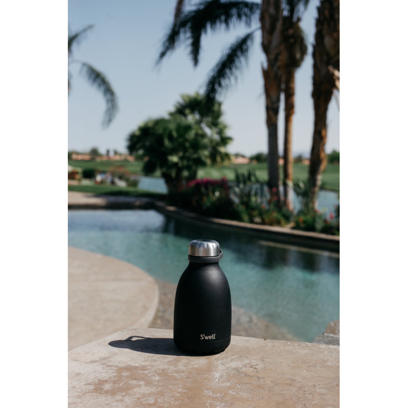 S'well Stainless Steel Roamer Bottle - 40 Fl Oz - Triple-Layered Vacuum-Insulated Containers, Onyx
