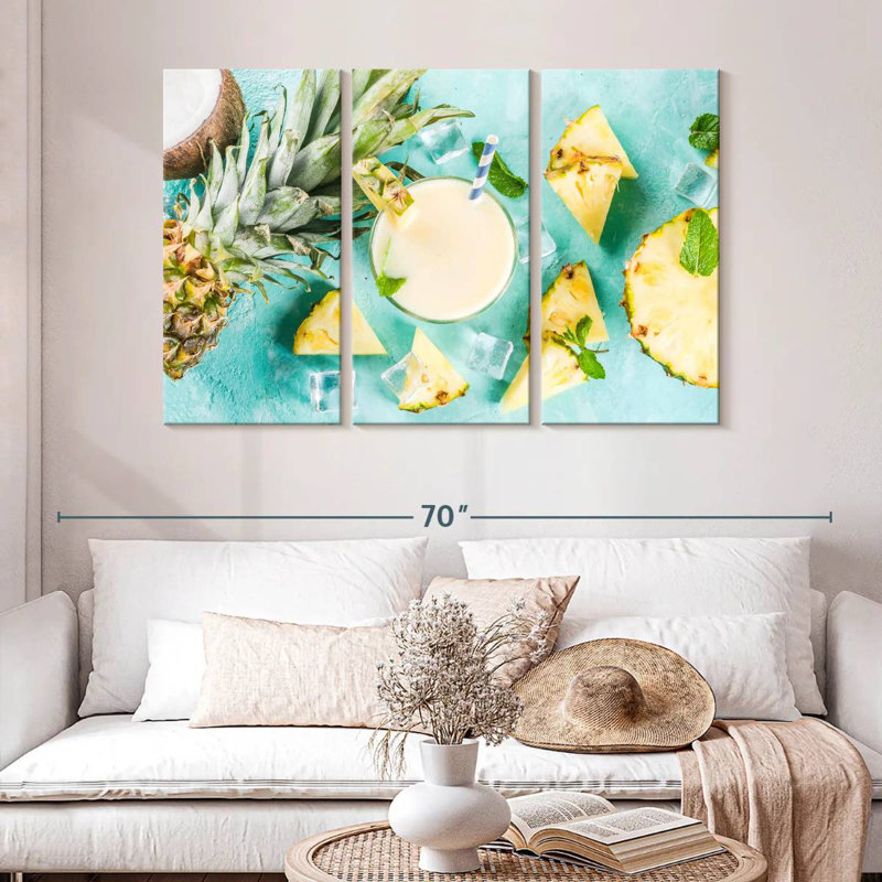 Yarlin Summer Pina Colada Cocktails, 24" H x 38" W