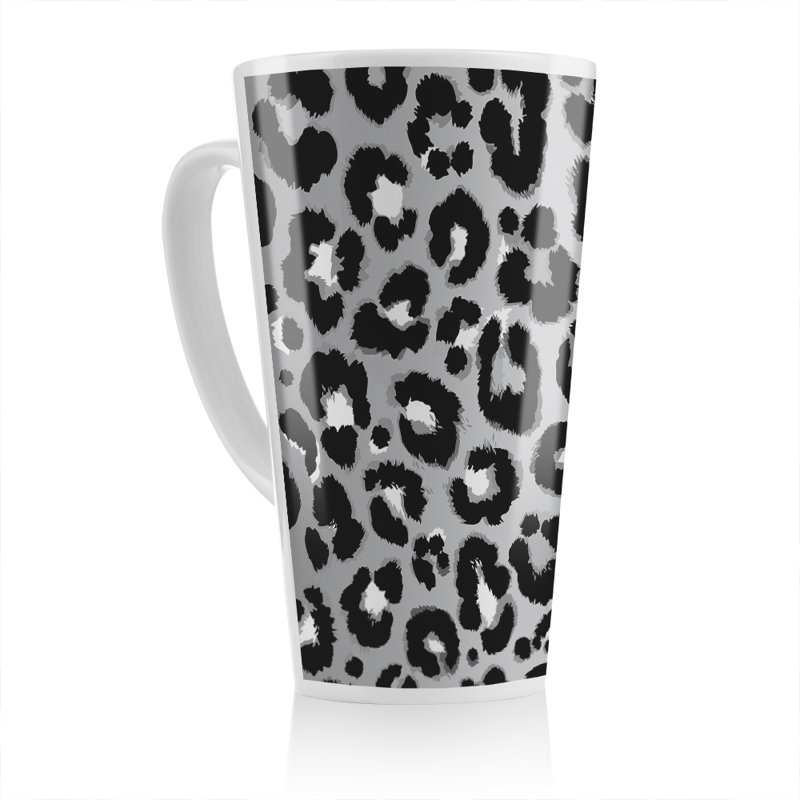 Leopard Print Latte Mug