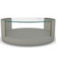 Axis Glass Coffee Table