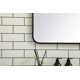 Sabine Metal Rounded Rectangle Wall Mirror