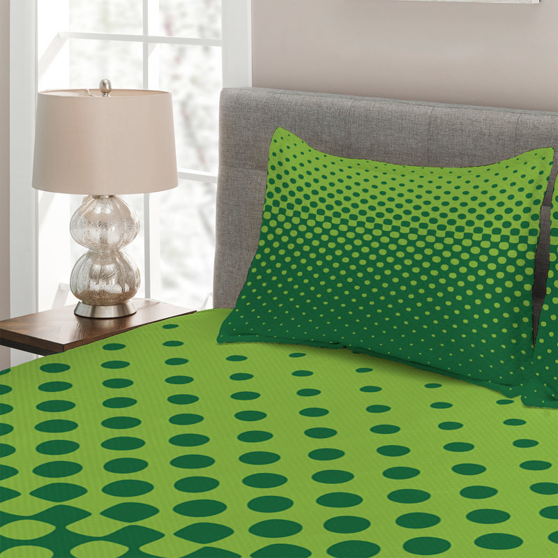 Modern & Contemporary Polyester Dots Coverlet