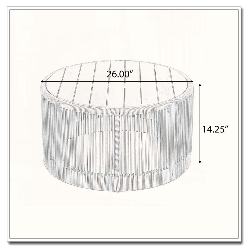 Table basse en bois, Gris, teck