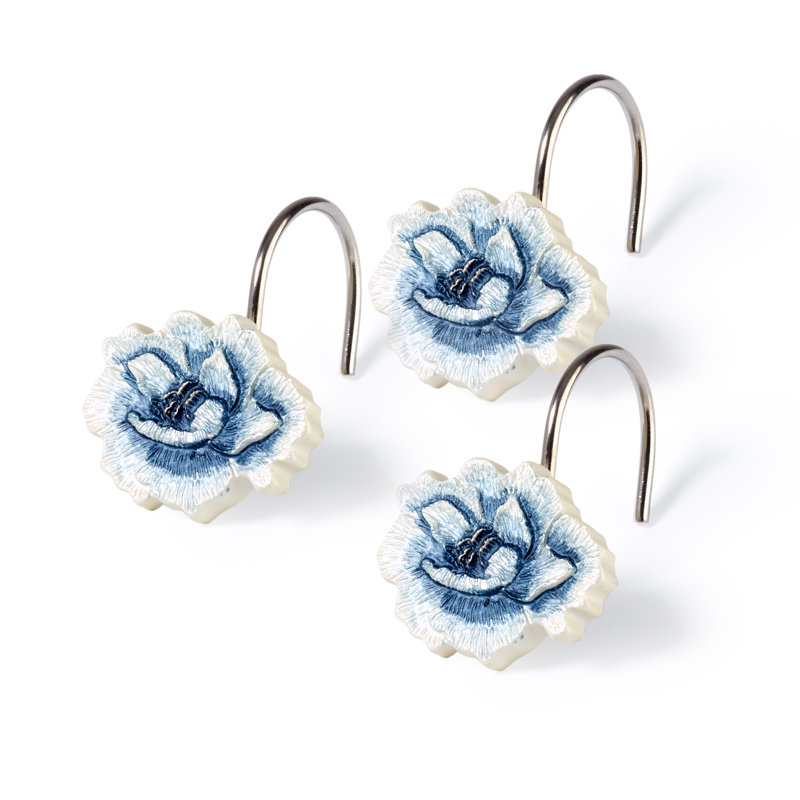 Ensemble d'accessoires de salle de bain Ashir, 12 pièces, Bleu