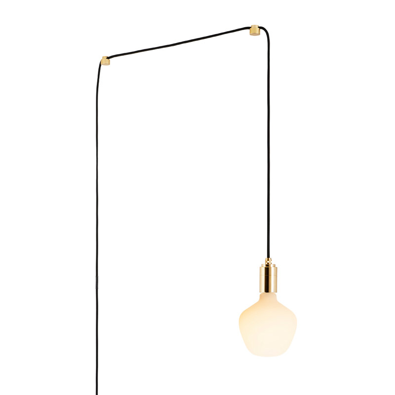 Luminaire suspendu à 1 lumière Enno, Laiton