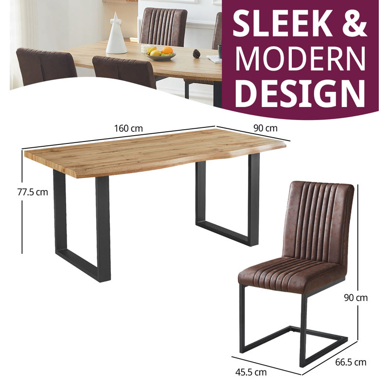 Abinadi 4 - Person Dining Set