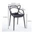 Chaise en plastique 4 pièces-1297905964