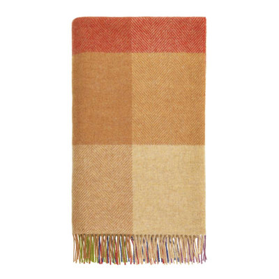 Shetland Wool Throw/Blankets Hand Woven Blanket