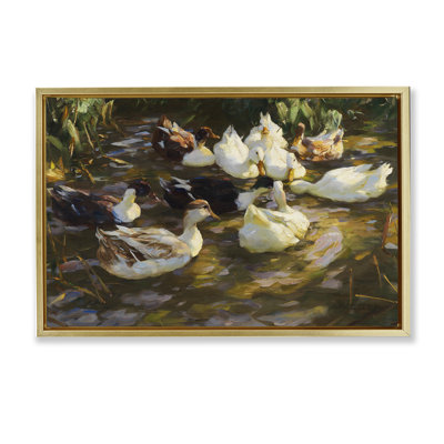 «Ducks in Flowing River» par CAD Designs