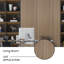 Murs en lattes de bois en polystyrène de L 112 po x l 12 po x P 0,3 po Honeycomb 279 pi. Ca.