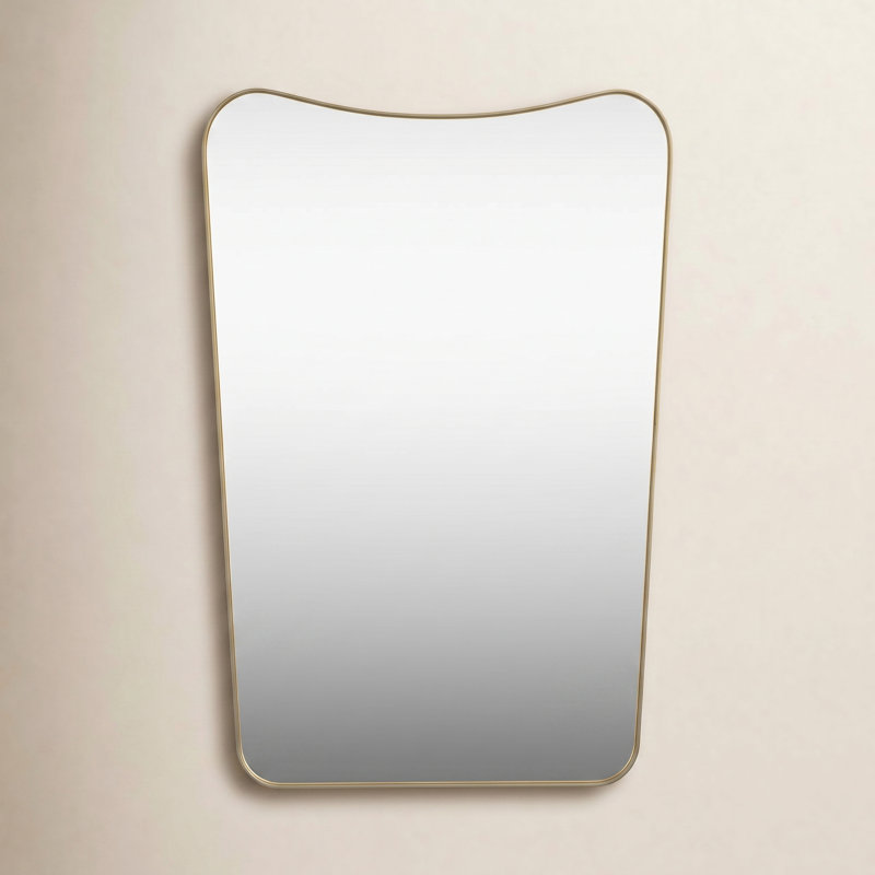 Adna Metal Curved Wall Mirror