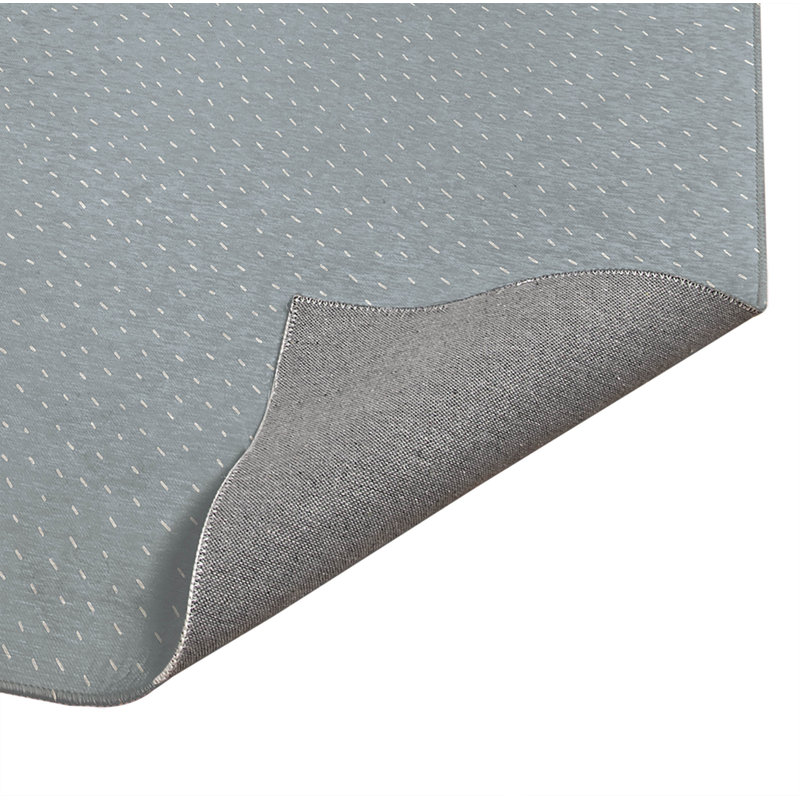 Tapis de bureau Paulie, L 6 pi x L 4 pi, Slate Blue