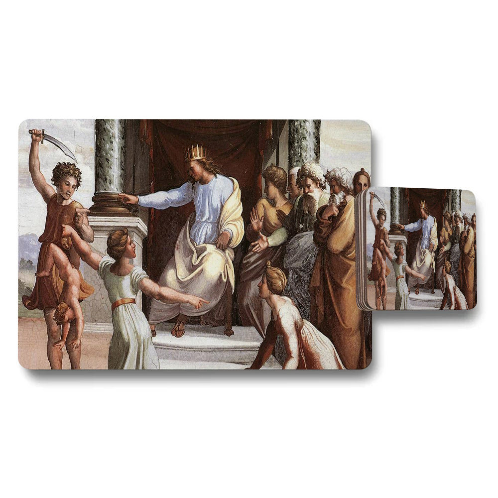 Historical Coronation Scene Placemat And Coaster Set