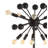 Homan 63'' Black Tree Floor Lamp