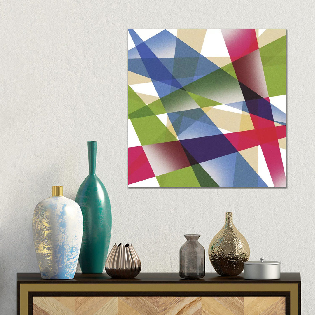 Geometrisches Fraktalprisma von Tobias Fonseca - Leinwand ohne Rahmen Giclée auf Leinwand