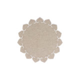 Tessuti Round Placemats With Stitching