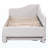 Twin Size Upholstered L-Shaped Upholstered Daybed With Pop Up Trundle, Beige-1035878742