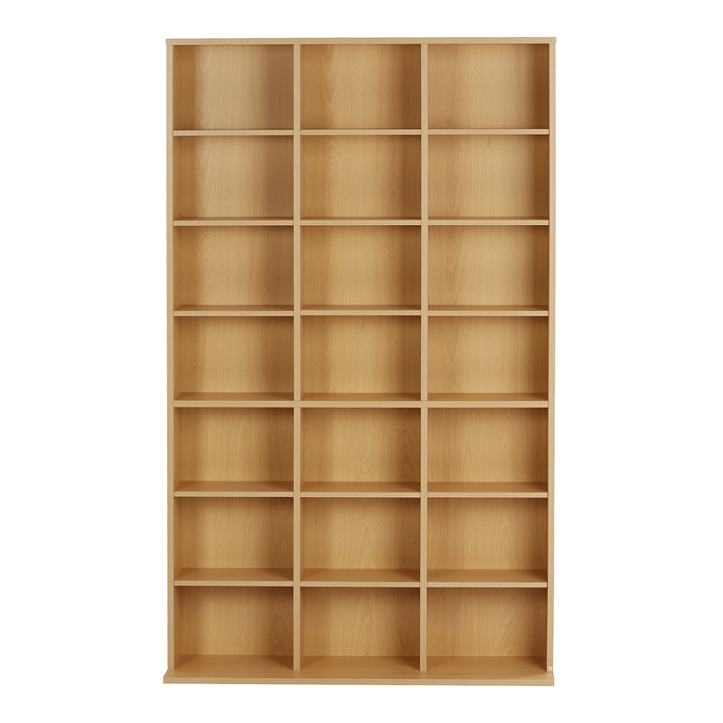 151cm H Media Shelves, Beech
