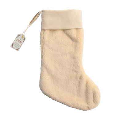 Faux Fur Christmas Winter Holiday Stocking