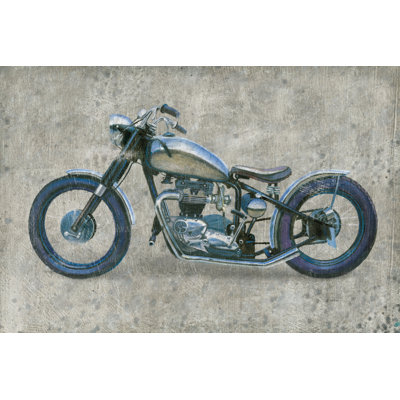 Lets Roll II Grunge by James Wiens - 1 Piece Wrapped Canvas Painting