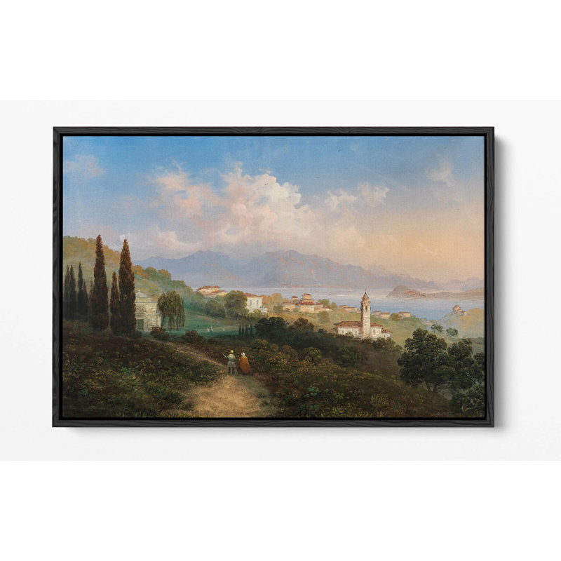 Wrapped Canvas Print, 20.32 cm H x 30.48 cm W, Black