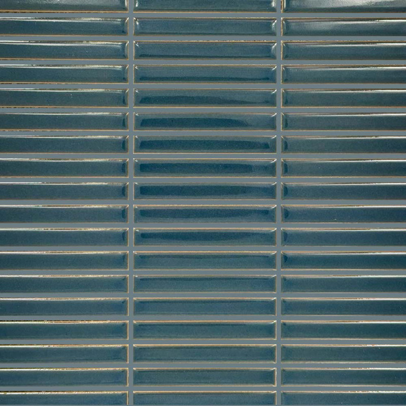Sticks porcelaine 0,5 x 4 mosaïque, Marine