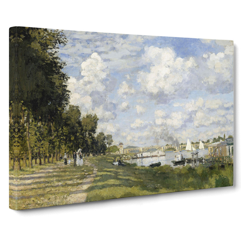 Bassin Dargenteuil by Claude Monet - Wrapped Canvas, 50cm H x 76cm W x 3cm D
