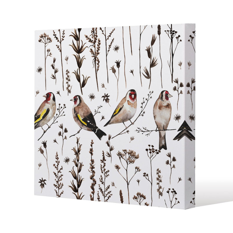 lined shape Slim Style Canvas Print, 15mm Slim Real wood., 20 cm H x 20 cm W
