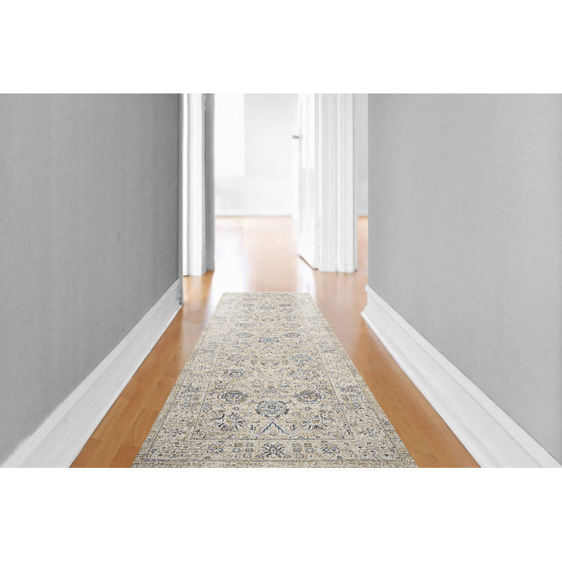 ANNALISE 2.2X7.7 7604-180 CREAM/BEIGE, Runner 2'2" x 7'7"
