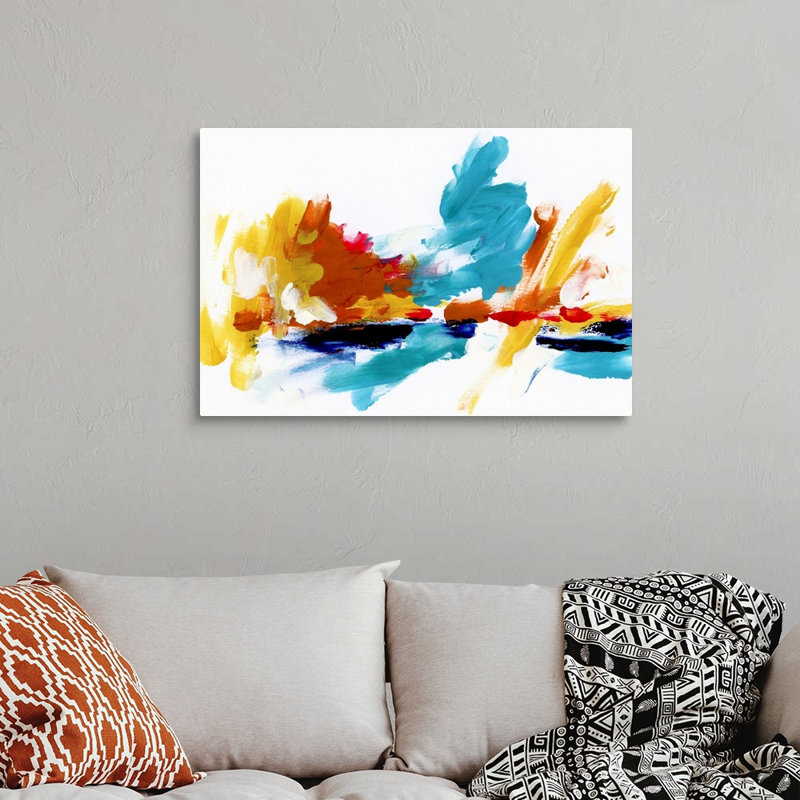 Captive Color II - reproduction d'art sur toile, Toile tendue, H 24 po x l 36 po x P 1,25 po