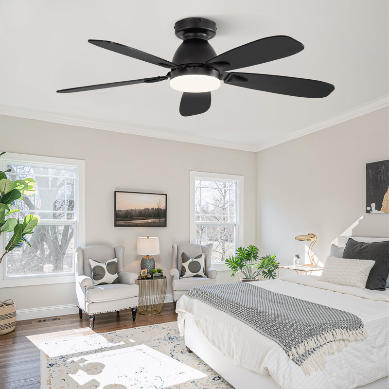  Ventilateur de plafond encastré 42 po avec lumière et télécommande Cissline
