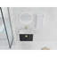 Meuble-lavabo 28 po avec lavabo en céramique et armoire d'appoint 28 po - Châtaignier noir-605671512