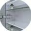 36 po Armoire à pharmacie rectangulaire en aluminium argenté encastré / à fixation en surface avec miroir haute définition l 30 po x H 30 po, DEL intégrée, dossier robuste, tablettes réglables, horloge de charge à détection automatique,