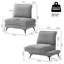 3 Seater Chenille Sofa-695034296